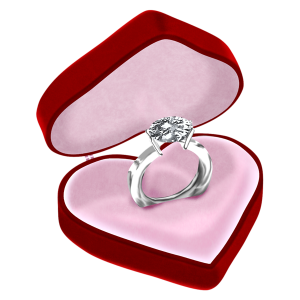an engagement ring